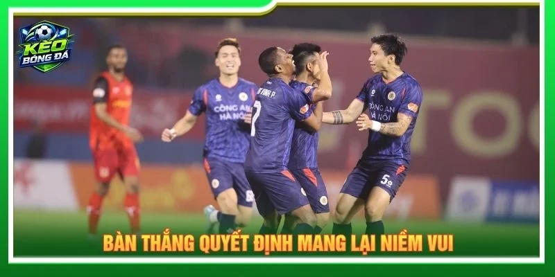 Bàn thắng quyết định mang lại niềm vui