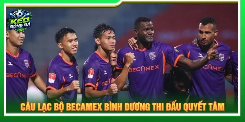 Câu lạc bộ Becamex Bình Dương thi đấu quyết tâm