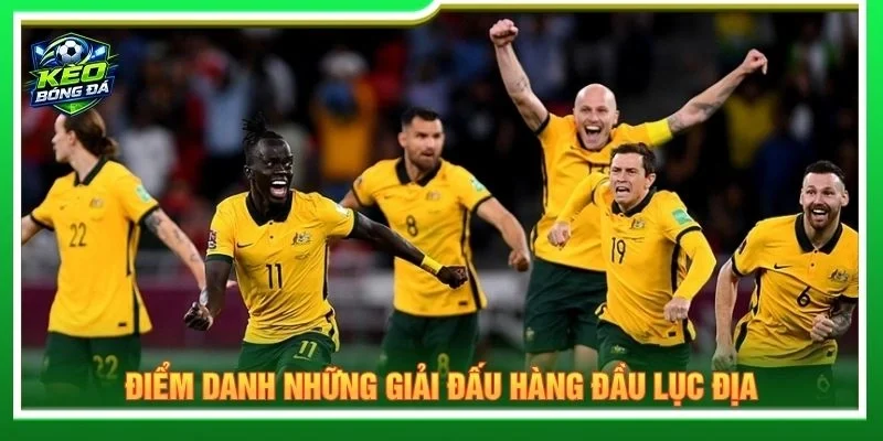 Điểm danh những giải đấu hàng đầu lục địa