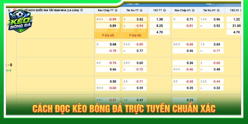 Hướng dẫn cách đọc kèo bóng đá nhà cái và tỷ lệ trực tuyến
