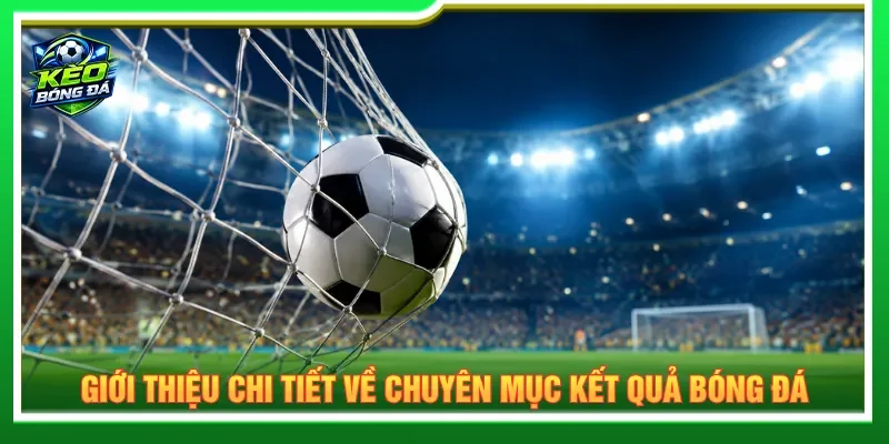 Kết quả bóng đá được cập nhật xuyên suốt trận đấu diễn ra