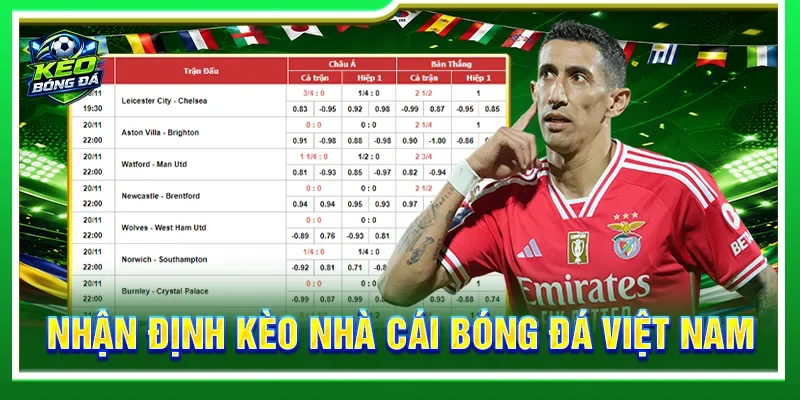 Nhận Định Kèo Nhà Cái Bóng Đá Việt Nam: Thông Tin Chi Tiết