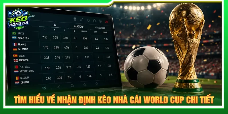Nhận định kèo nhà cái World Cup với những biến động chú ý