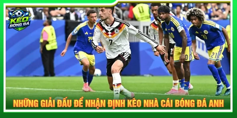 Nhiều giải đấu cung cấp để nhận định kèo nhà cái bóng đá Anh