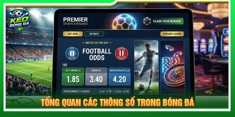 Tổng quan các thông số trong bóng đá