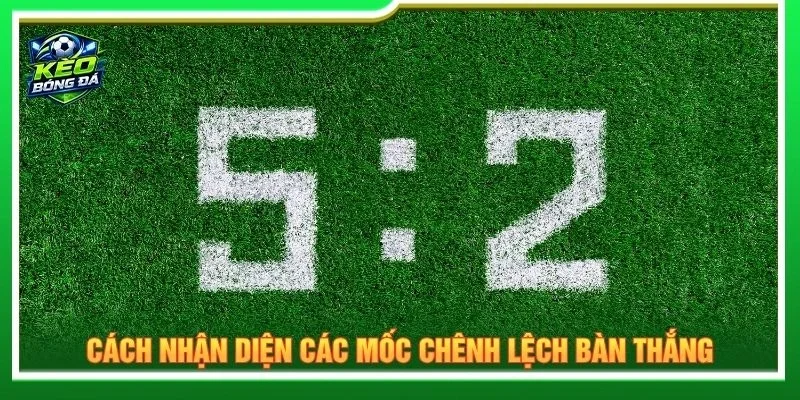 Cách nhận diện các mốc chênh lệch bàn thắng