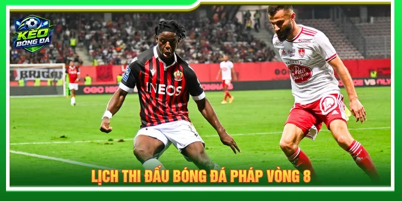 Lịch thi đấu bóng đá Pháp vòng 8 mới nhất