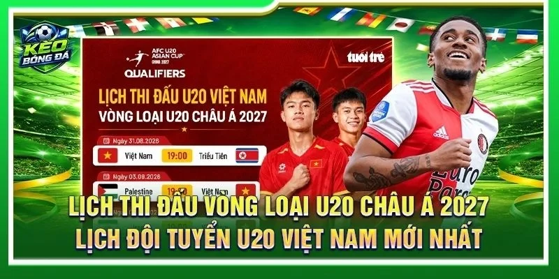 Lịch Thi Đấu Vòng Loại U20 Châu Á 2027 Mới Nhất Đáng Chú Ý