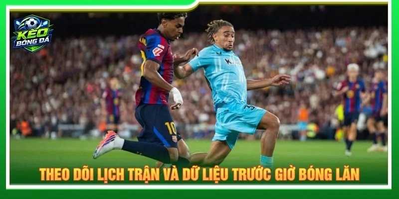 Theo dõi lịch trận và dữ liệu trước giờ bóng lăn